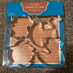 Woodland cookie cutters